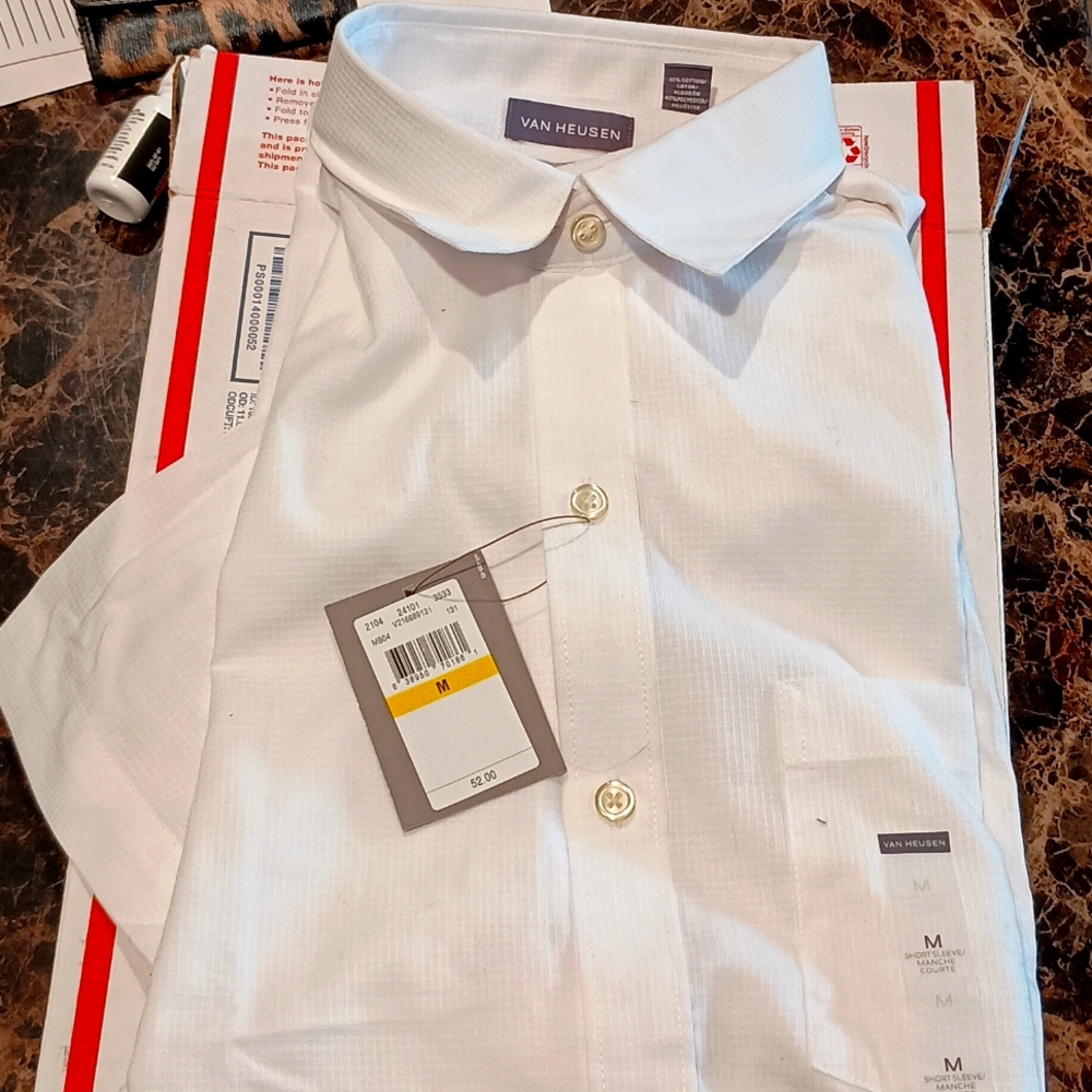 () Nwt Van Heusen ss dress shirt